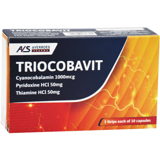 Triocobavit (1000mcg+50mg+50mg) 30 Capsule image number 0