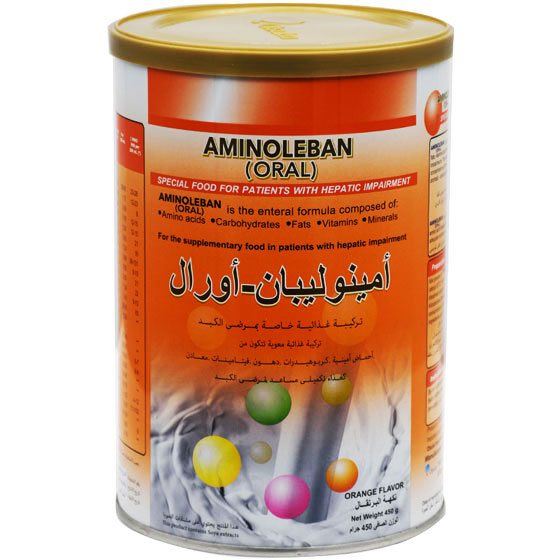 Aminoleban Oral (Orange Flavor) Powder 450gm image number 0