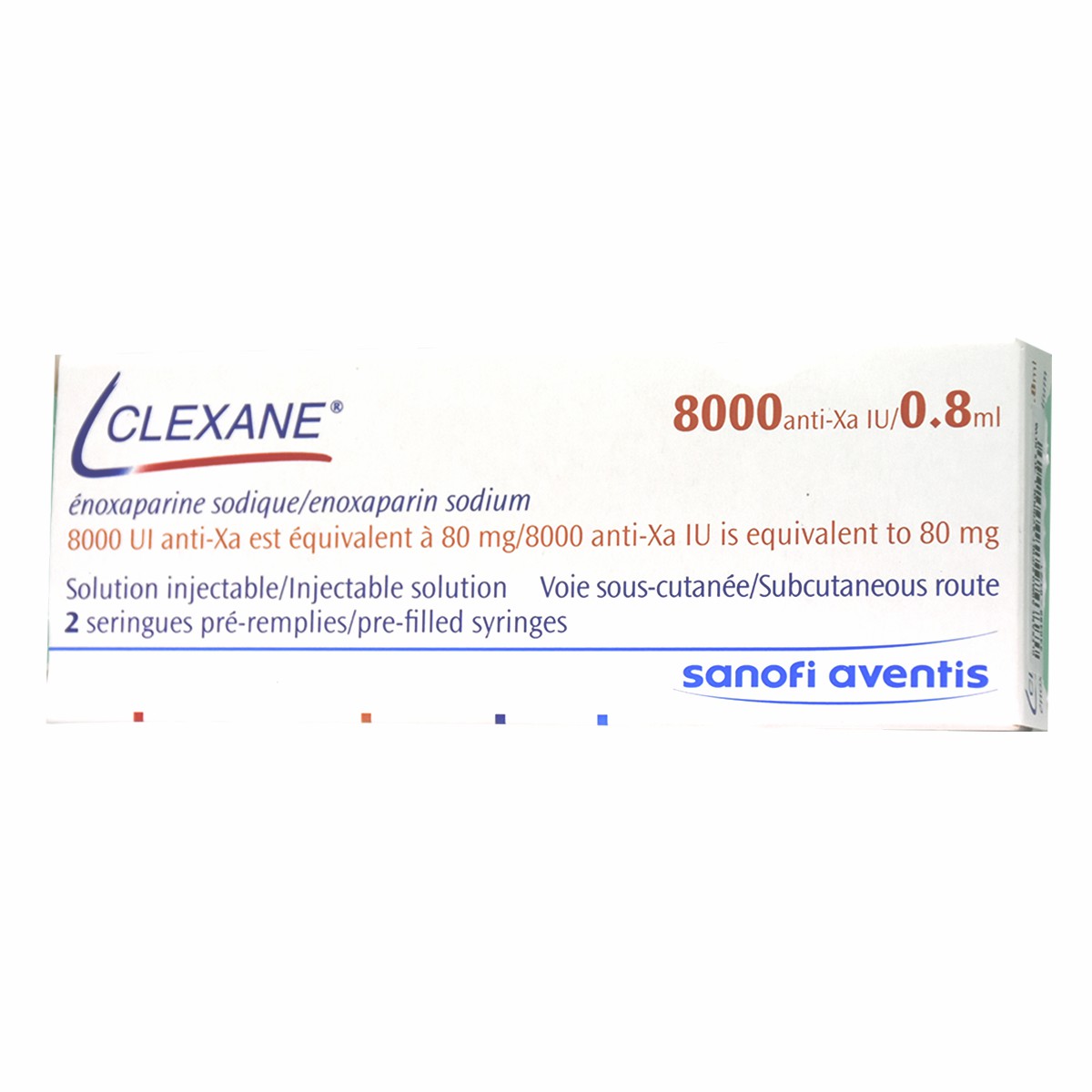 Clexane 80mg 2 Prefilled Syringe (Refrigerated) image number 0