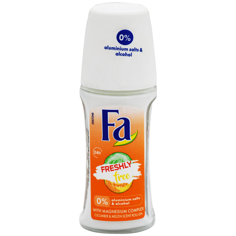 Fa Freshly Free Cucamber&Melon Deodorant Roll On 50ml image number 0