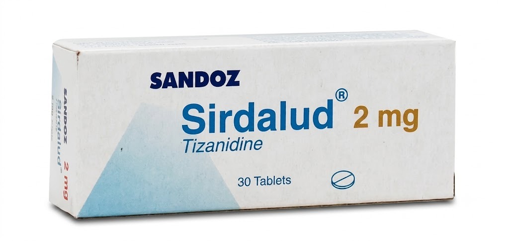Sirdalud 2mg 30 Tablets image number 0