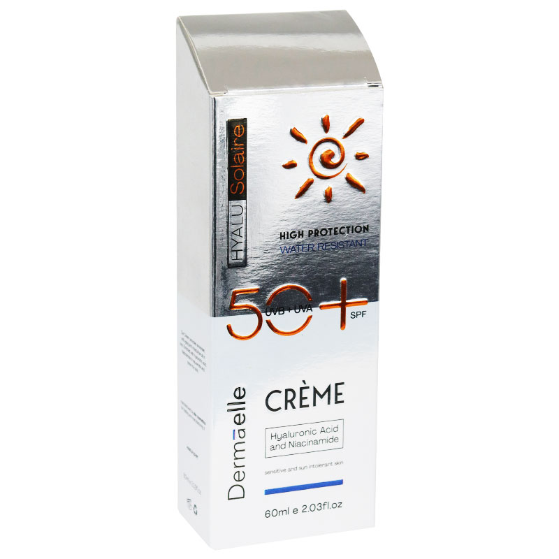 Dermaelle Hyalu Solaire Cream Spf (50+) 60ml image number 0