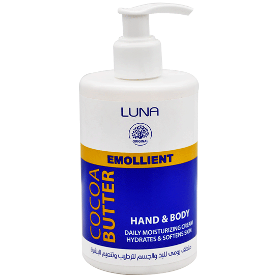 Luna Emollient Hand&Body Cocoa Butter Cream 300gm