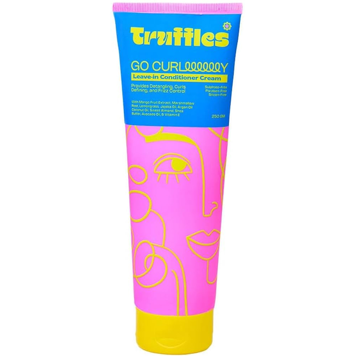 Truffles Go Curly Hair Leave In Conditioner Cream 250 gm image number 0