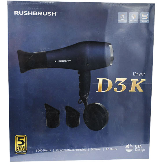 Rush Brush Navy D3K Dryer image number 0
