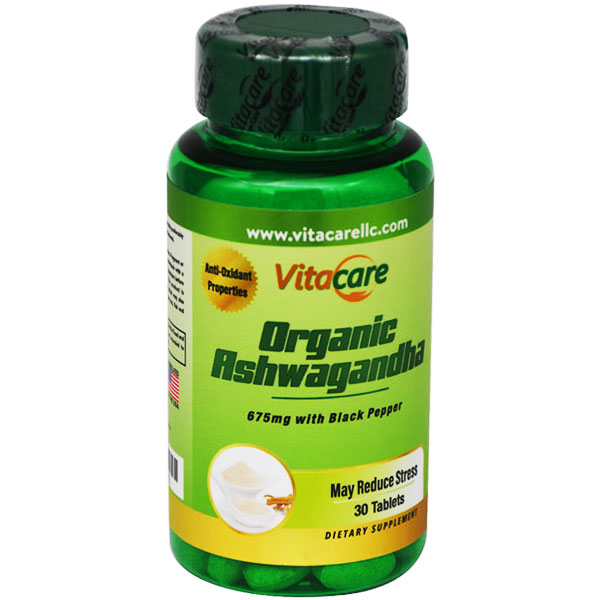Vitacare Organic Ashwagandha 30 Tablets image number 0