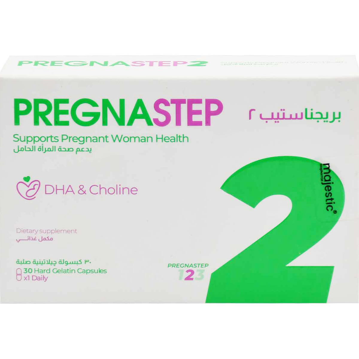 Pregnastep (2) 30 Hard Gelatin Capsules image number 0