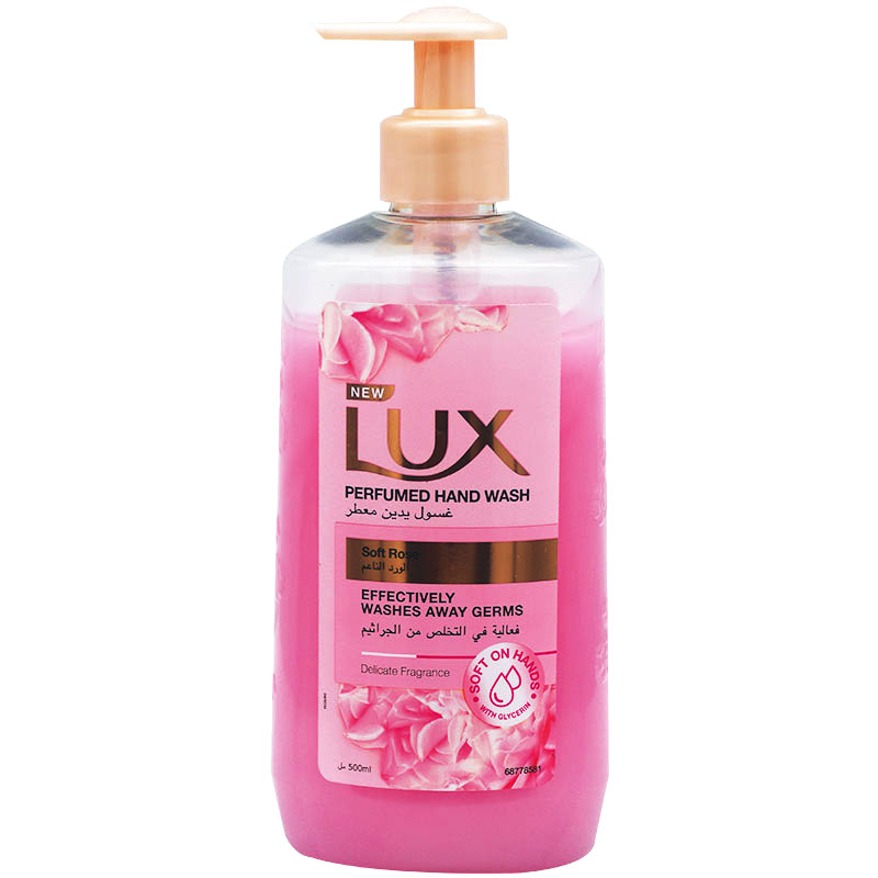 Lux Soft Rose Hand Wash 500ml image number 0