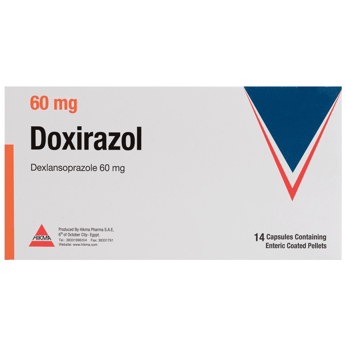 Doxirazol 60mg 14 Capsules image number 0