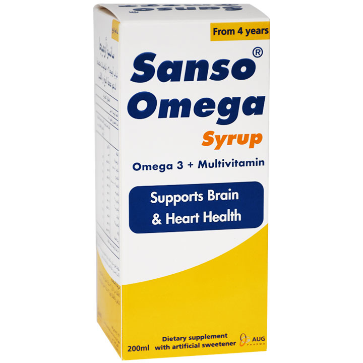 Sanso Omega (+4 Years) 200ml Syrup image number 0