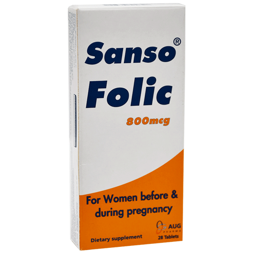 Sanso Folic 800&micro; 28 Tablet image number 0