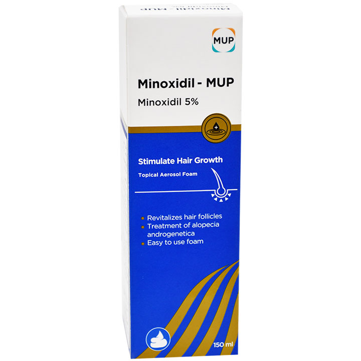 Minoxidil-Mup 5% Topical Aerosol Foam 150ml image number 0