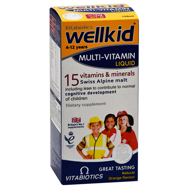 Wellkid Orange Flavor Syrup 150ml image number 0