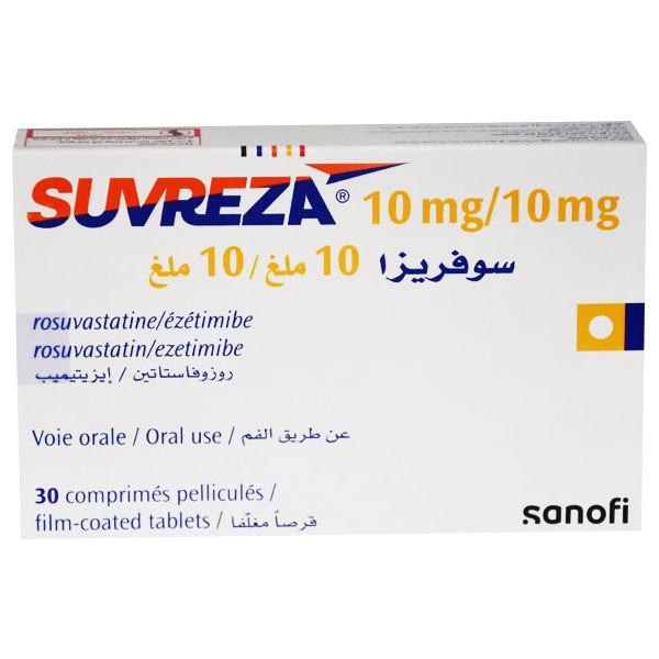 Suvreza 10mg/10mg 30 Film Coated Tablets image number 0