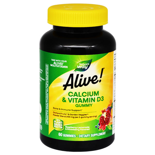 Alive Calcium and Vitamin D3 60 Gummy image number 0