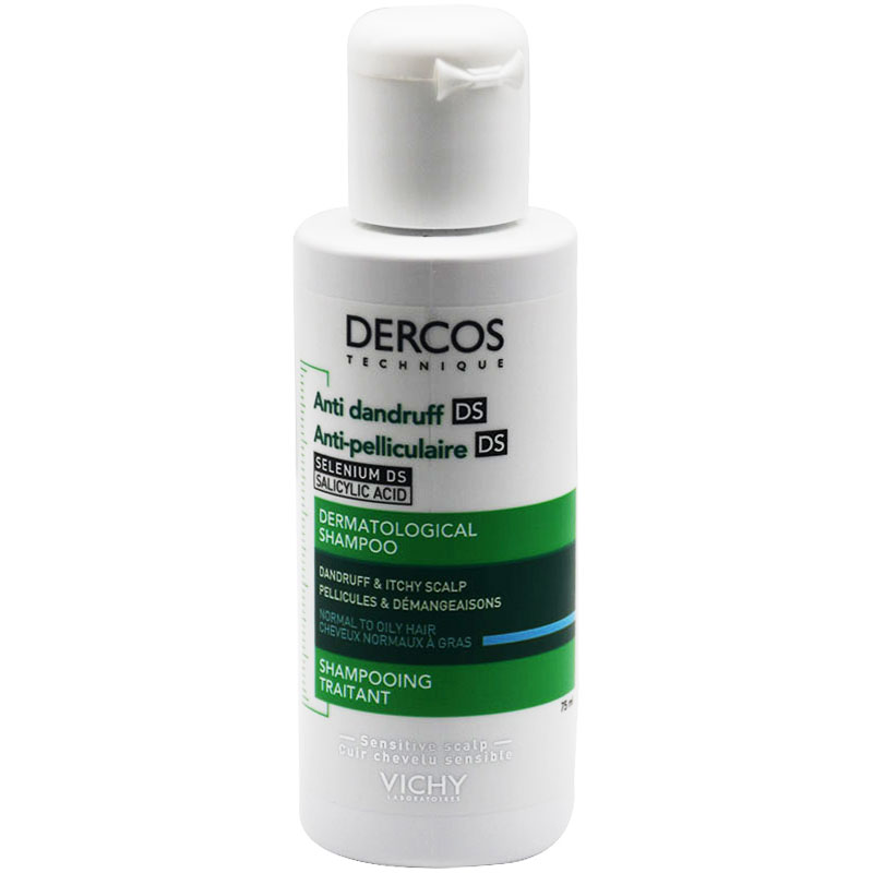Vichy Dercos Anti Dandruff Shampoo For Normal And Oily Hair 75ml image number 0