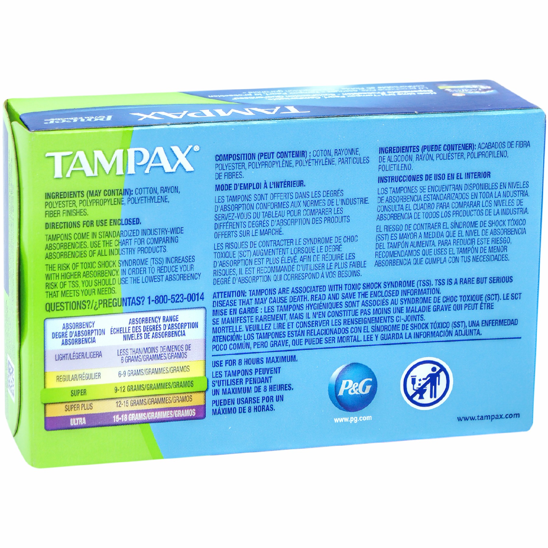 Tampax Tampons Super 10pcs image number 0