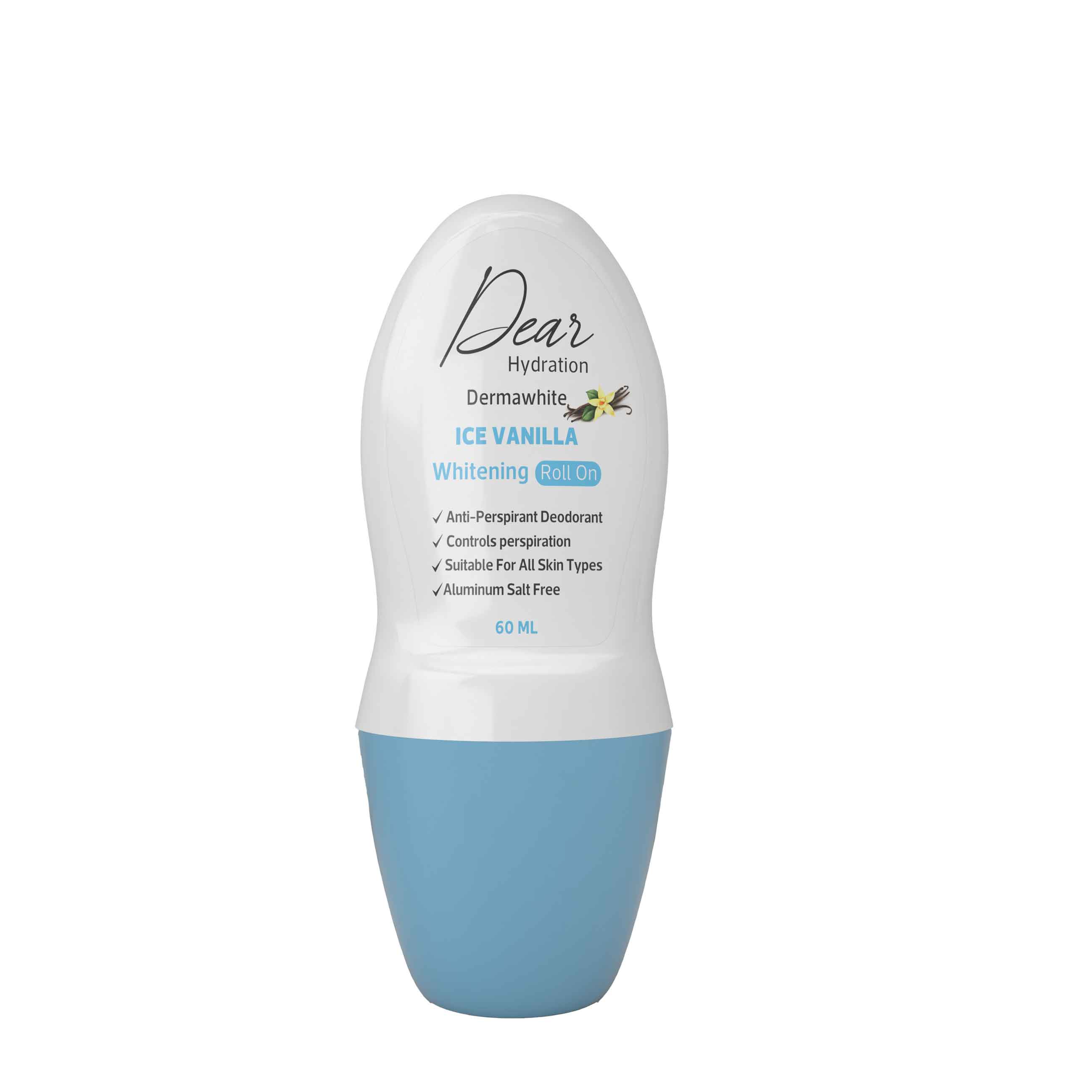 Dear Ice Vanilla Whitening Deodorant Roll On 60ml image number 0