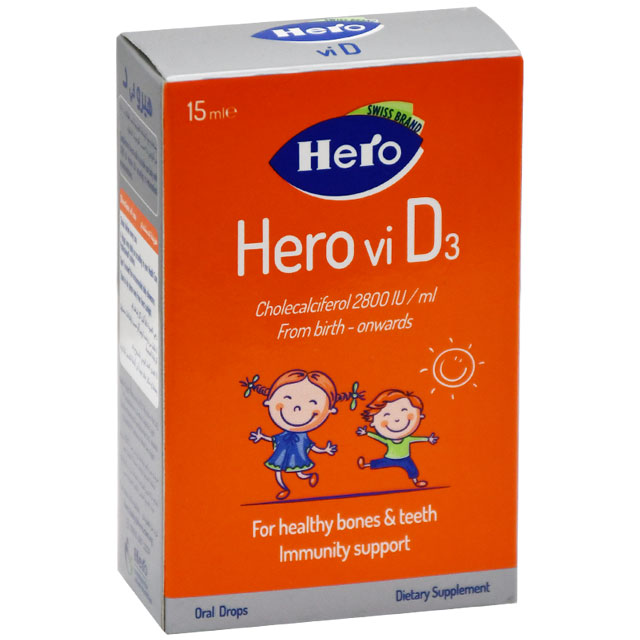 Hero Vi D3 Oral Drops 15ml image number 0