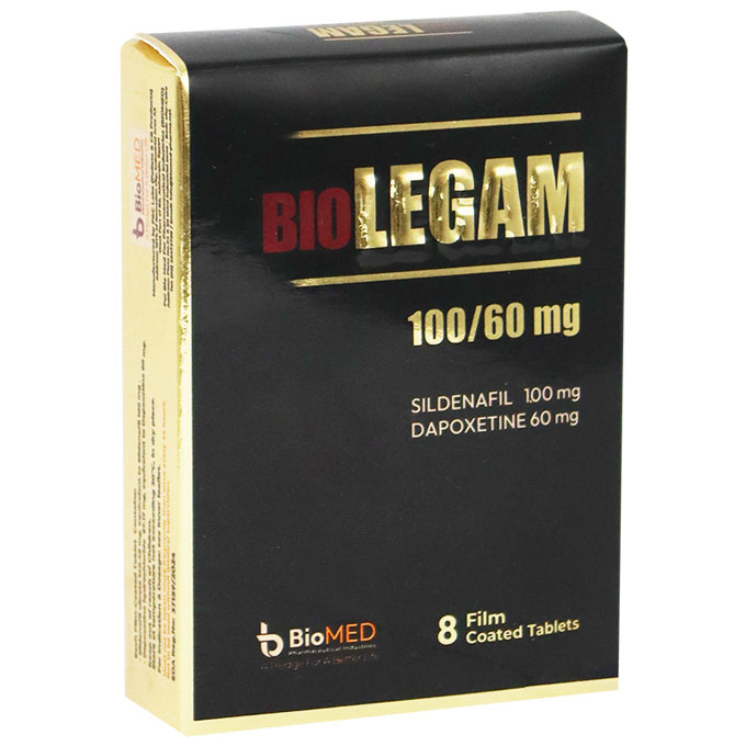 Biolegam 100/60mg 8 Film Coated Tablets image number 0