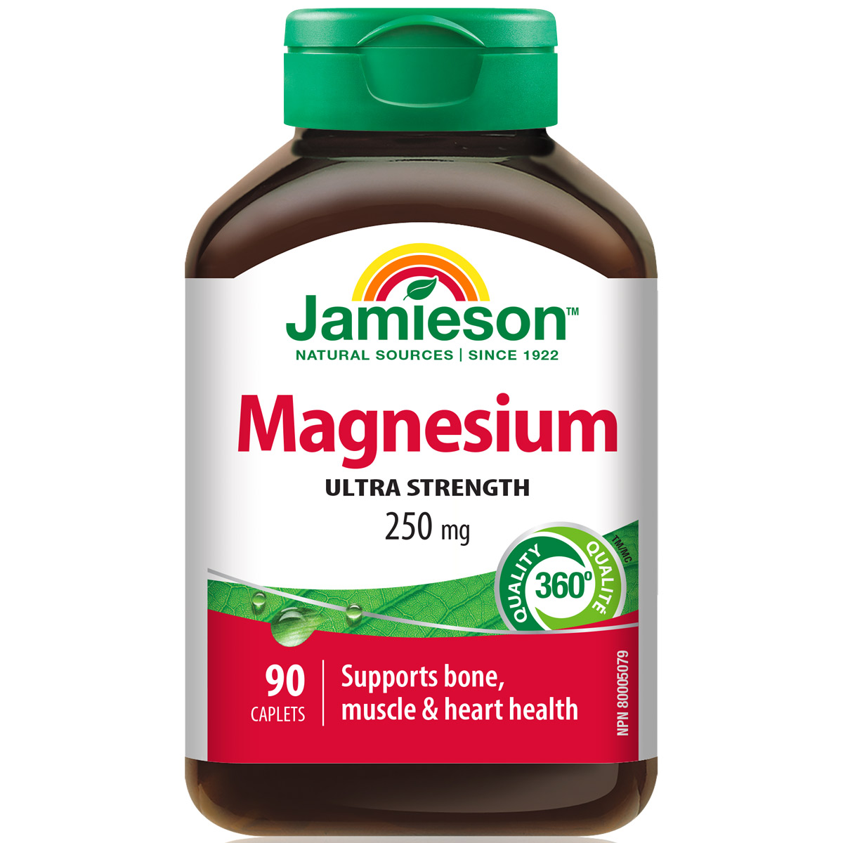 Jamieson Magnesium 250 mg 90 Capsules image number 0