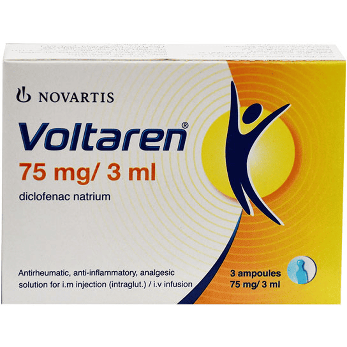 Voltaren 75mg/3ml 3 Ampoule image number 0