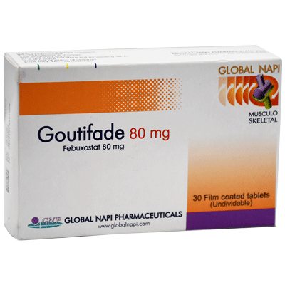 Goutifade 80mg 30 Film Coated Tablet image number 0