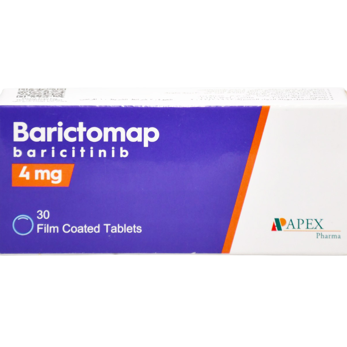 Barictomap 4mg 30 Film Coated Tablets image number 0