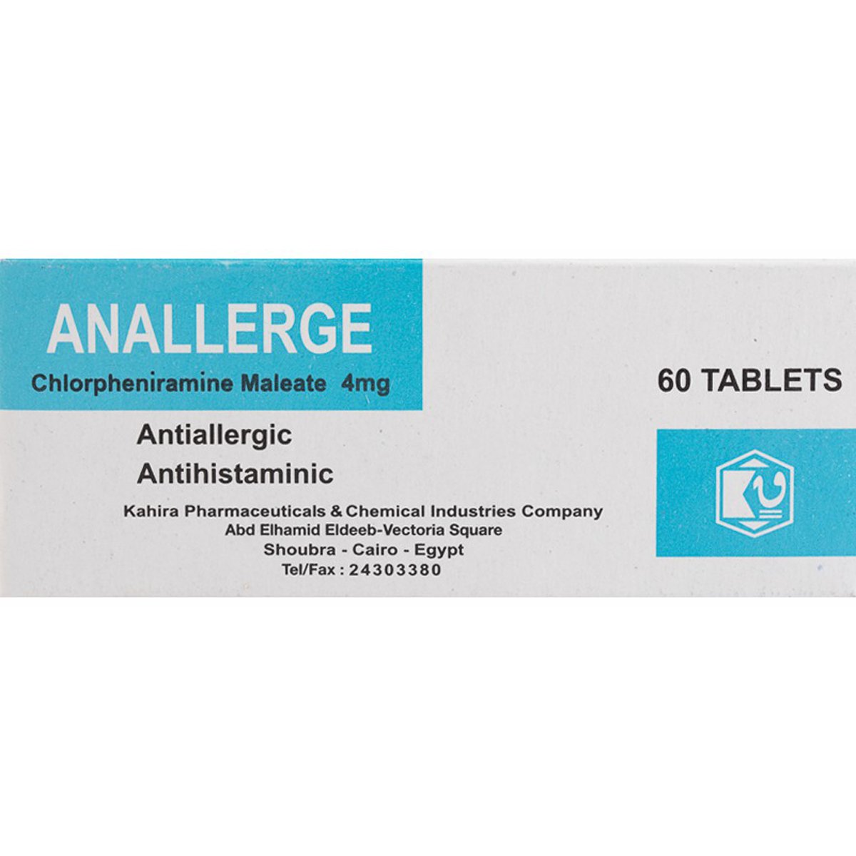 Anallerge 4mg 60Scored Tab image number 0