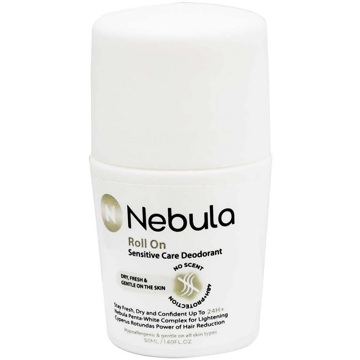Nebula No Scent Deodorant Roll On For Women 50 ml image number 0