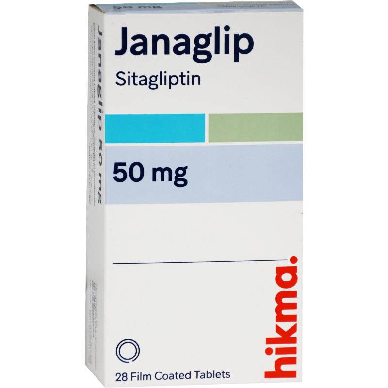 Janaglip 50mg 28 Film Coated Tablets image number 0