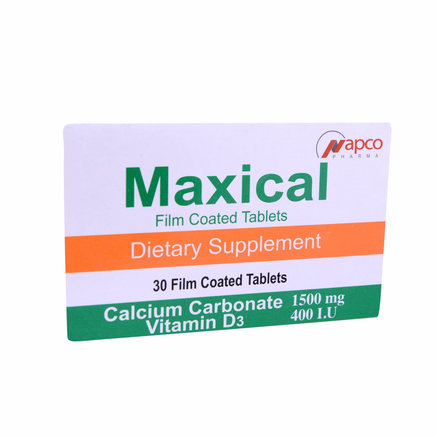 Maxical 600mg/400i.u 30 Tablets image number 0