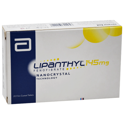 Lipanthyl 145mg 20 Film Coated Tablet image number 0