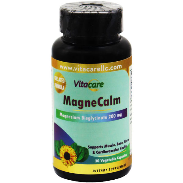 Vitacare Magnecalm 200mg 30 Capsules image number 0