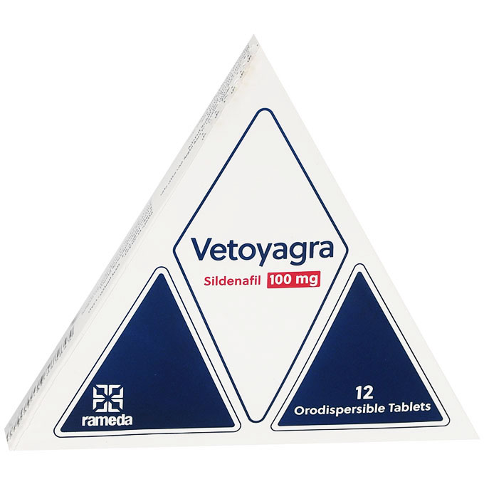 Vetoyagra 100mg 12 OroDispersible Tablets image number 0