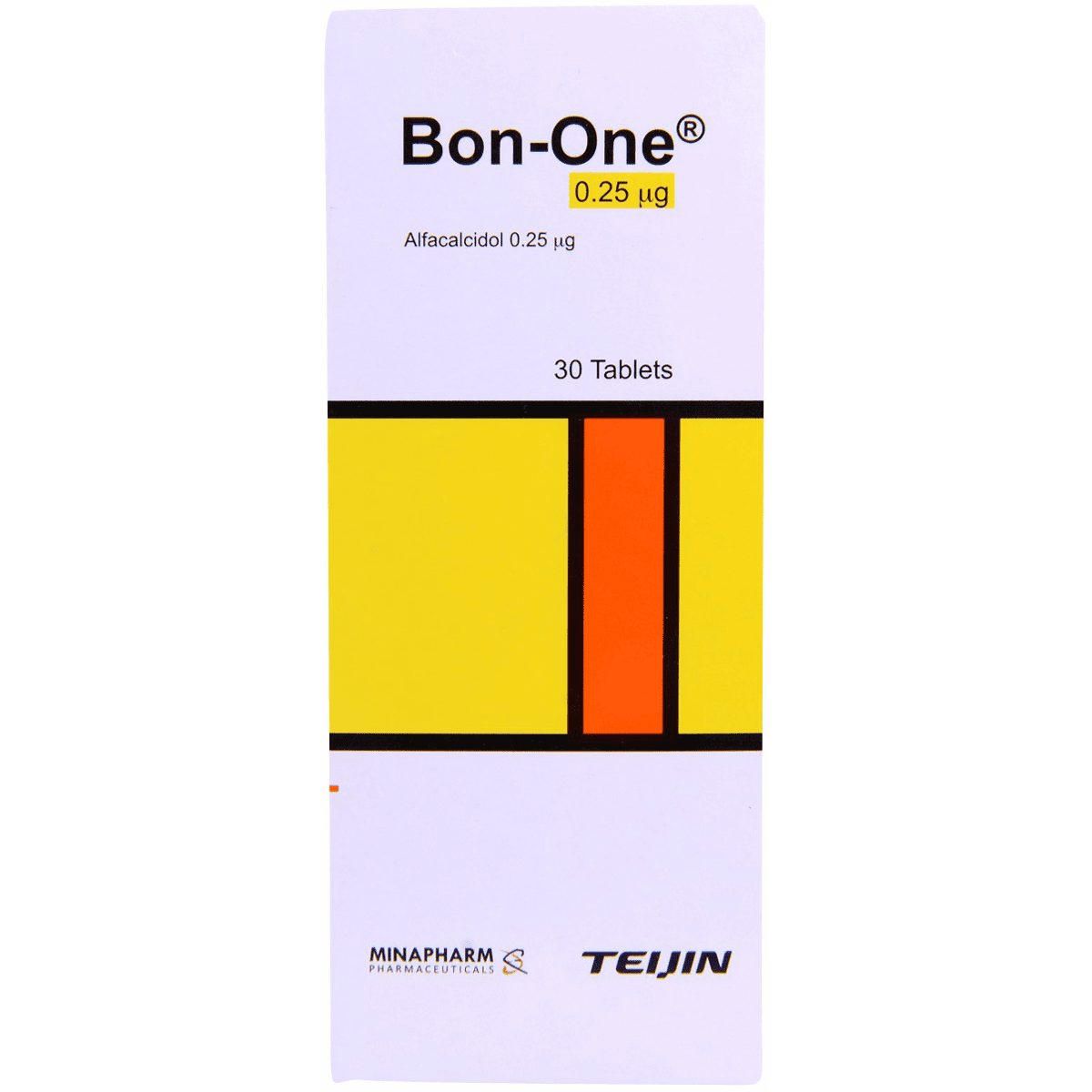 Bon One 0.25mcg 30 Tablets image number 0