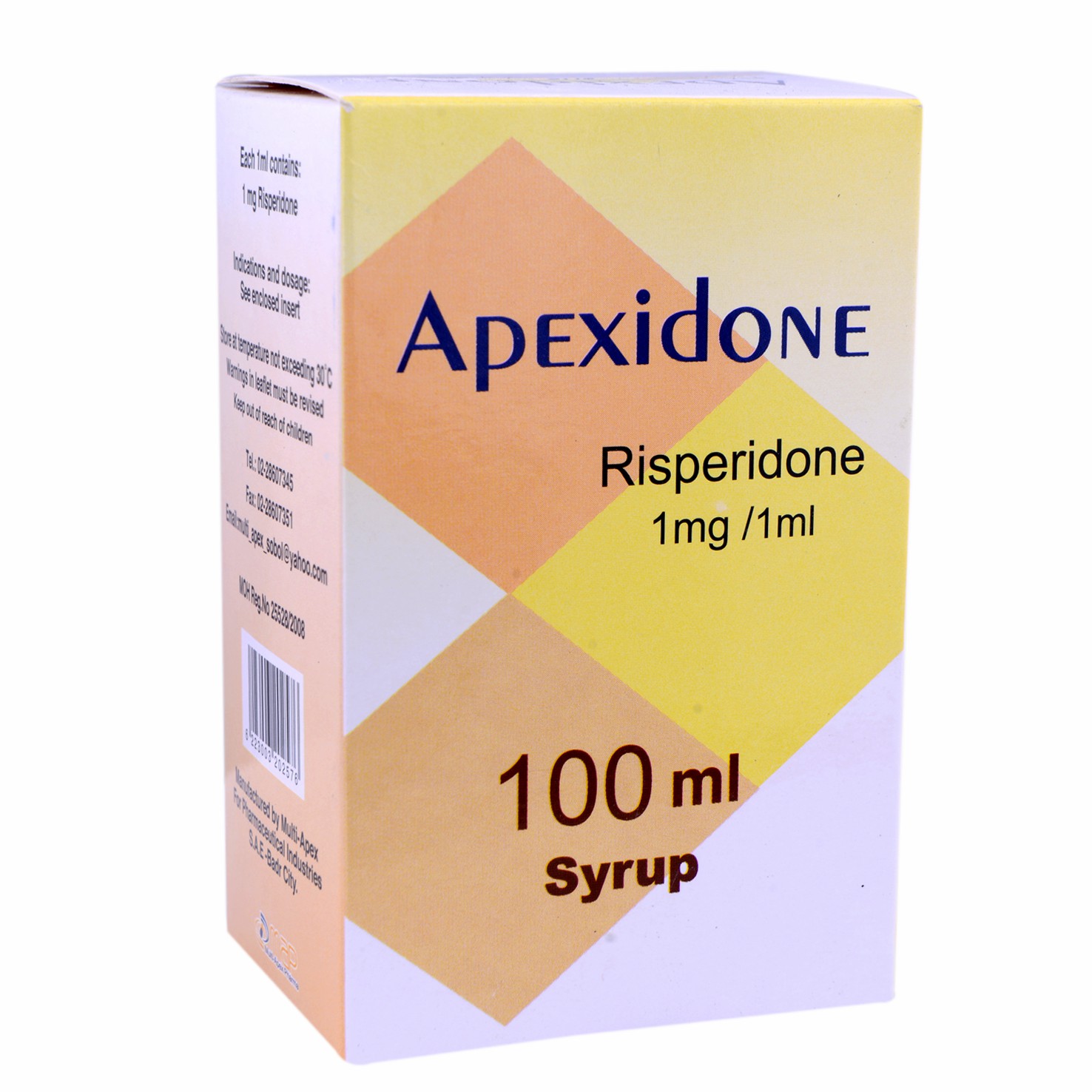 Apexidone 1Mg/ml (100ml) Syrup image number 0