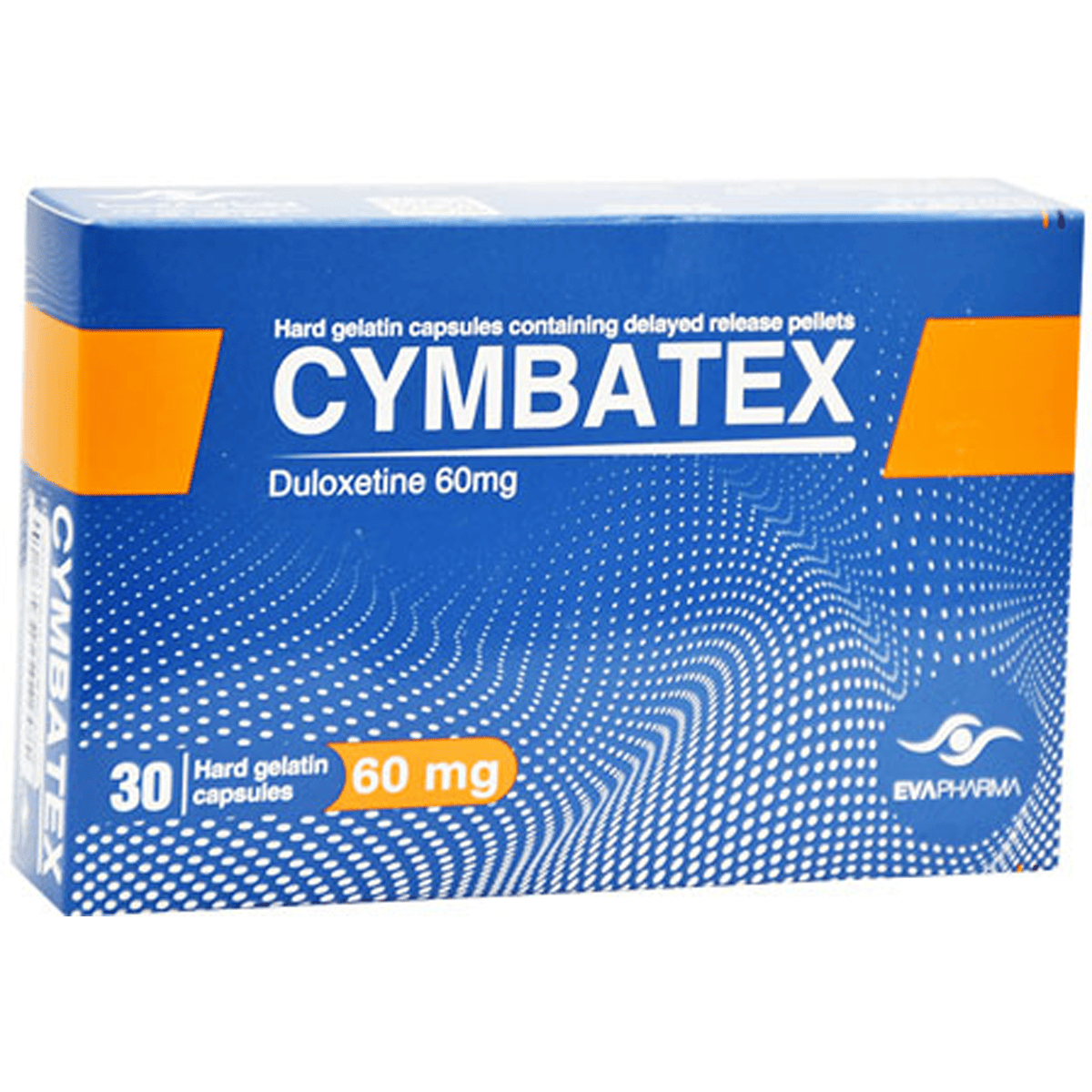 Cymbatex 60mg Delayed Release 30 Hard Gel Capsules image number 0
