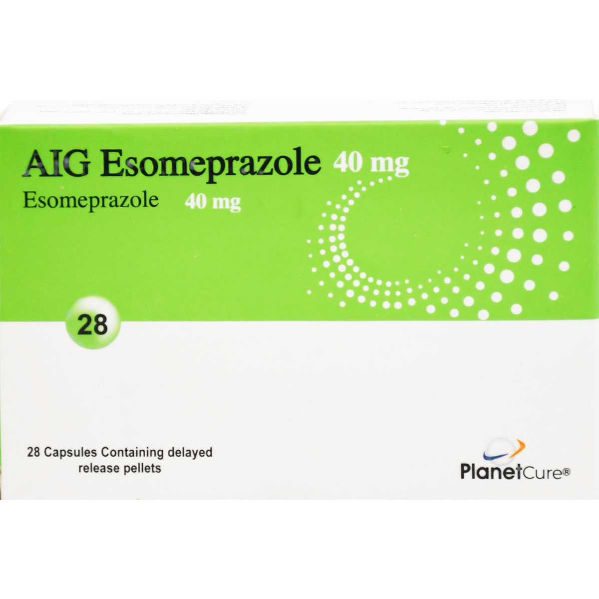 AIG Esomeprazole 40mg 28 Delayed Release Capsules (2 Strips) image number 0