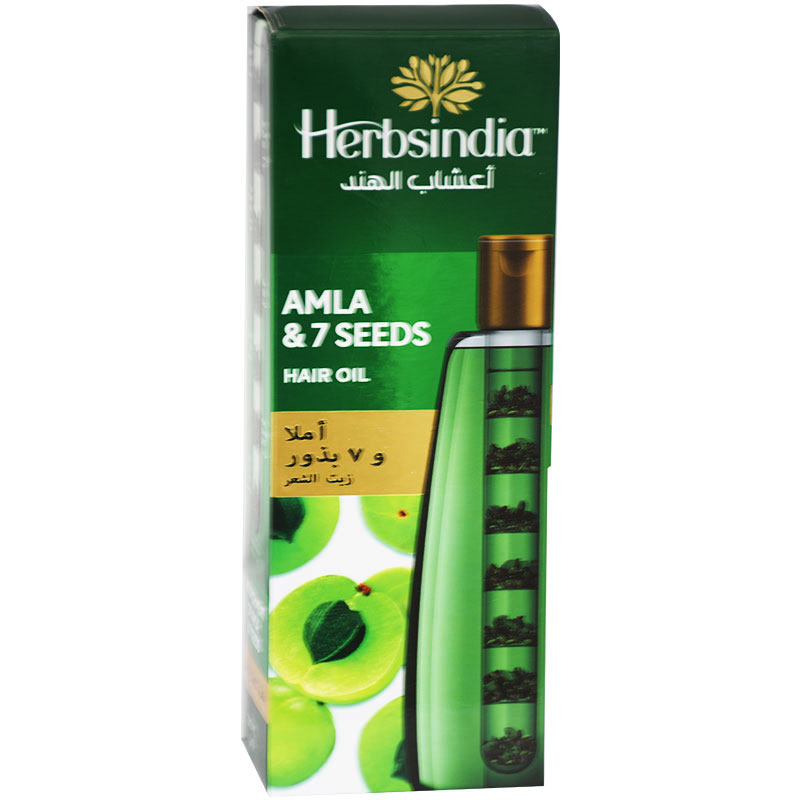 Herbsindia Amla and 7 Seeds Hair Oil 280ml image number 0