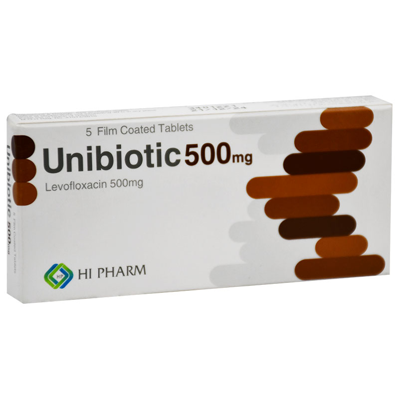 Unibiotic 500mg 5 Capsules image number 0