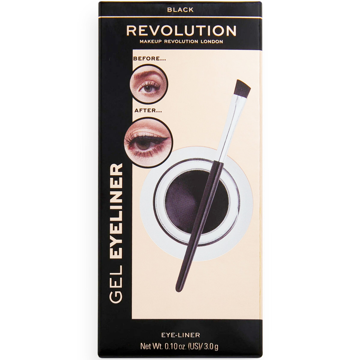 Revolution Gel Eyeliner Black image number 0
