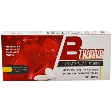 B Twelve 30 Sublingual Tablet image number 0