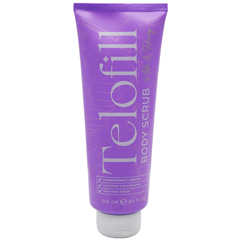 Telofill Milk and Honey Body Scrub 250 gm image number 0