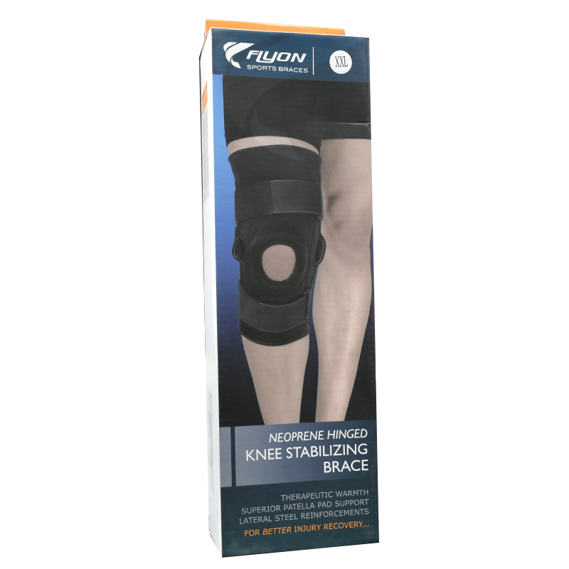 Flyon Neoprene Hinged Knee Stabilizing Brace (2X-Large) 1707 image number 0