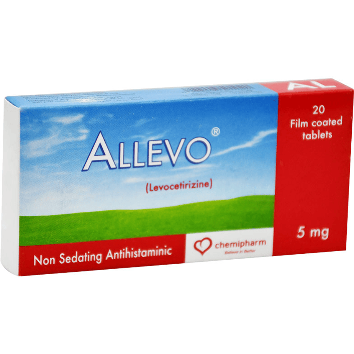Allevo 5mg 20 Tablet image number 0