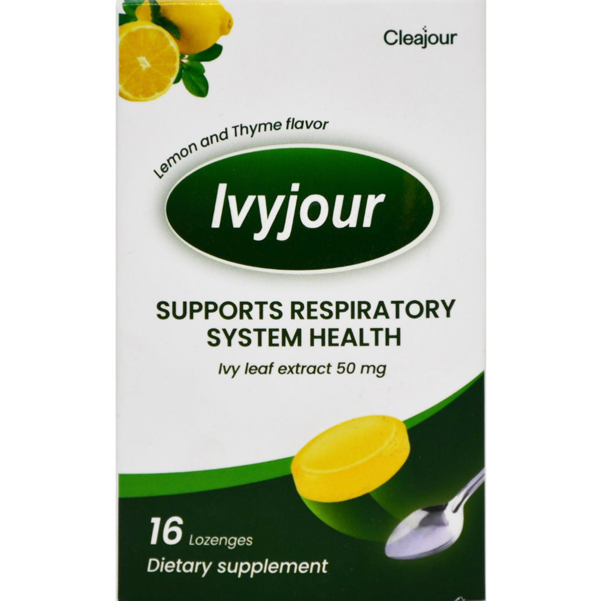 Ivyjour Lemon and Thyme Flavor 16 Lozenges image number 0