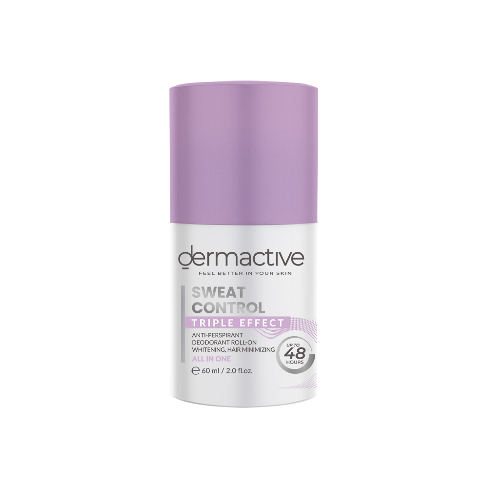 Dermactive Triple Effect Deodorant Roll On For Women 60ml image number 0