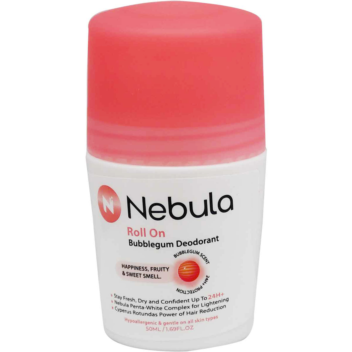 Nebula Bubblegum Scent Deodorant Roll On For Women 50 ml image number 0