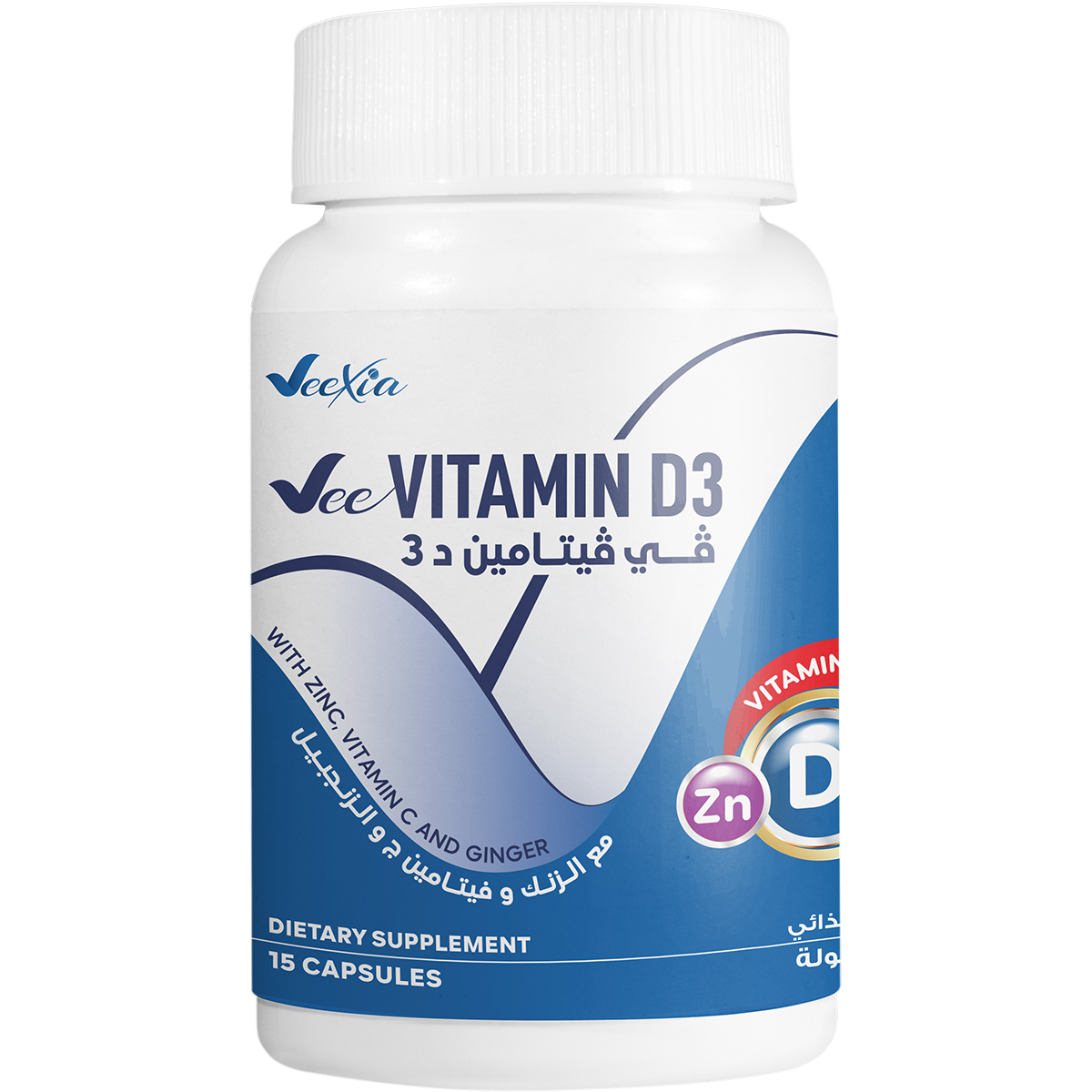 Vee Vitamin D3 30 Capsules image number 0